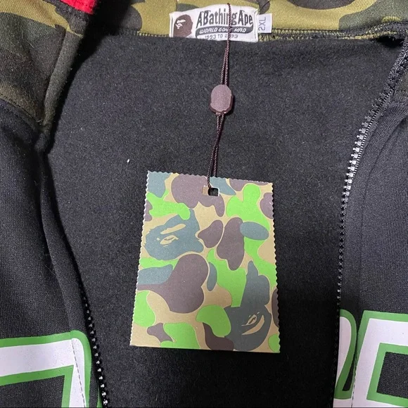Bape Dirt Race Zip Up Hoodie - Picture 6 of 6